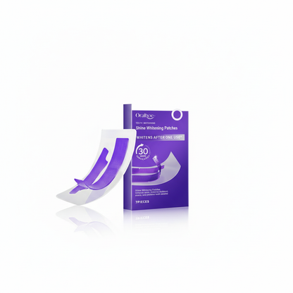 Purple Teeth Whitening Strips Brighten Tooth Remove Plaque Stain Cleaning Oral Hygiene Reduce Sensitivity Bleaching Dental Tools