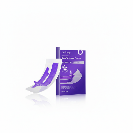 Purple Teeth Whitening Strips Brighten Tooth Remove Plaque Stain Cleaning Oral Hygiene Reduce Sensitivity Bleaching Dental Tools